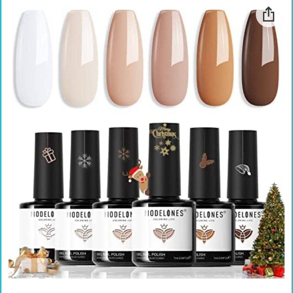 Gel nail polish nude
